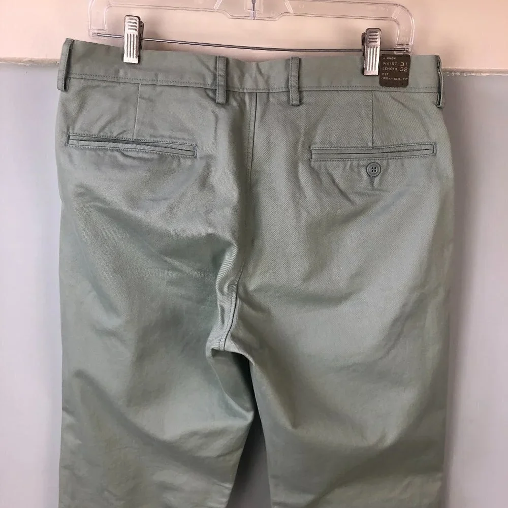 NWT J. Crew Mint Urban Slim Fit Chinos